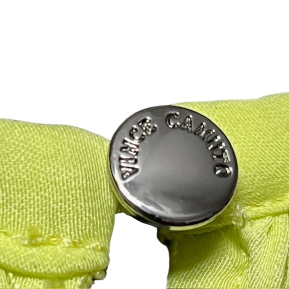 VINCE CAMUTO "Island Lime" Yellow Sleeveless Keyhole Cutout Top Size M NWT - Picture 6 of 15